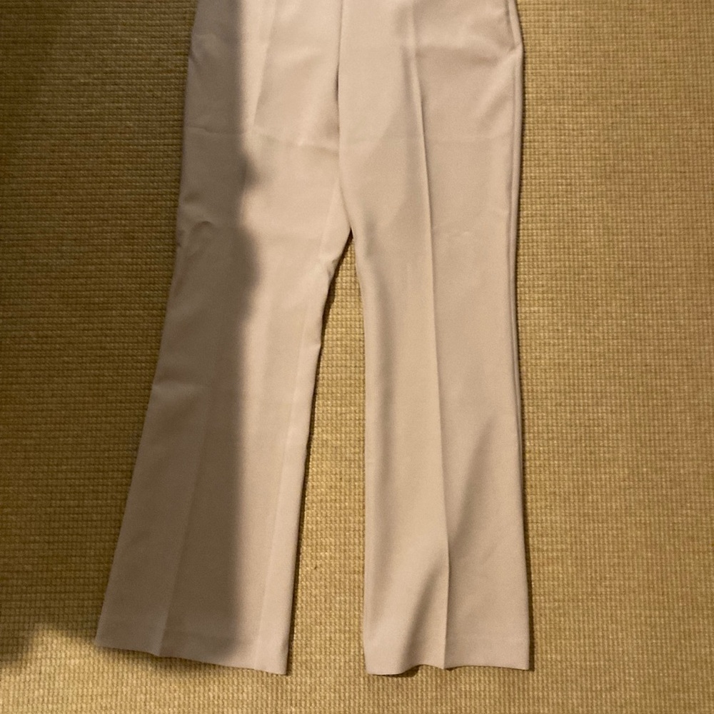Ann Taylor Cream Boot Cut Pants